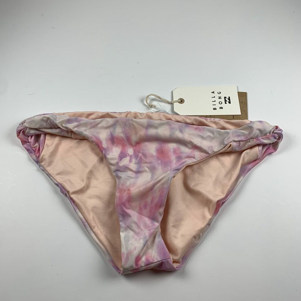 Billabong Keep It Mellow Lowrider Bikini Bottoms‎ Women's S/8 Multicolor Tie Dye